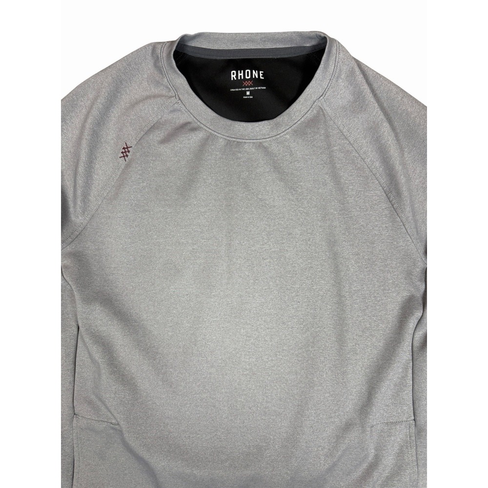 Rhone Men's Performance Crewneck Sweater Pullover Sweatshirt Gray Size Medium